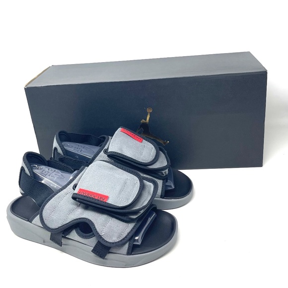 Nike JORDAN LS SLIDE Smoke Grey CZ0791 001 Men's Sandal Sneakers - Picture 5 of 12